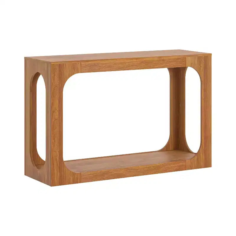 Galano Console Table with Two-Tier Open Shelf 47 W x 15.6 D x 30 H