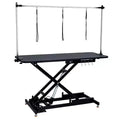 Pet Grooming Table, X-Type Height-Adjustable Drying Table, Heavy-Duty Electric Dog Grooming Station, Suitable for Large, Medium, and Small Dogs