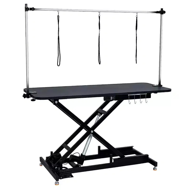 Pet Grooming Table, X-Type Height-Adjustable Drying Table, Heavy-Duty Electric Dog Grooming Station, Suitable for Large, Medium, and Small Dogs