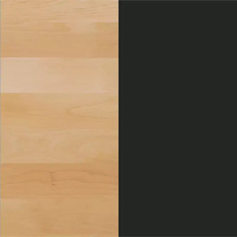 Plateau de table rond commercial en bois massif avec pied de table de salle à manger rond en fonte résistant à la rouille de 18 po