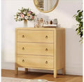 3 Drawer Dresser for Bedroom, Modern Closet Dressers Chest of Drawers, Wood Clothes Storage Dresser Chest for Living Room Hallway Closet