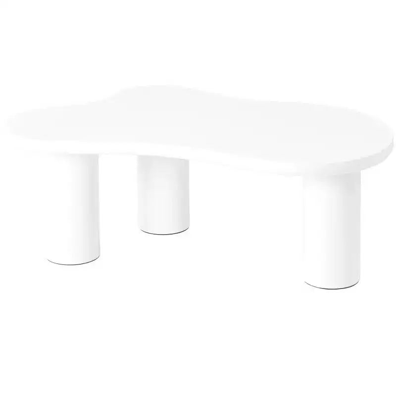 Table Basse Forme Nuage 37W Avec 3 Pieds, Table Basse Unique, Table Basse Abstraite Irrégulière, Table Basse Pour Salon