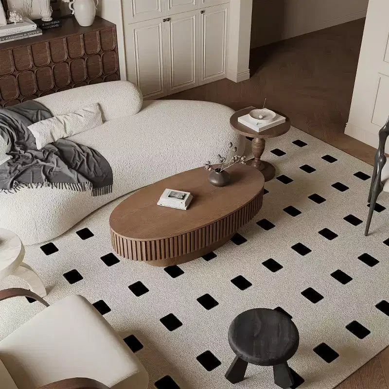 Table basse ovale moderne de 120 cm avec rangement, table d'appoint avec plateau amovible pour salon ou appartement