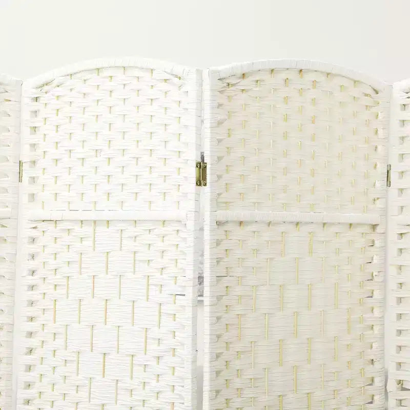 Paravent Pliant 6 Panneaux, 183 cm de Haut, Écran d'Intimité, Séparateur de Pièce Autonome en Bois pour Bureau à Domicile